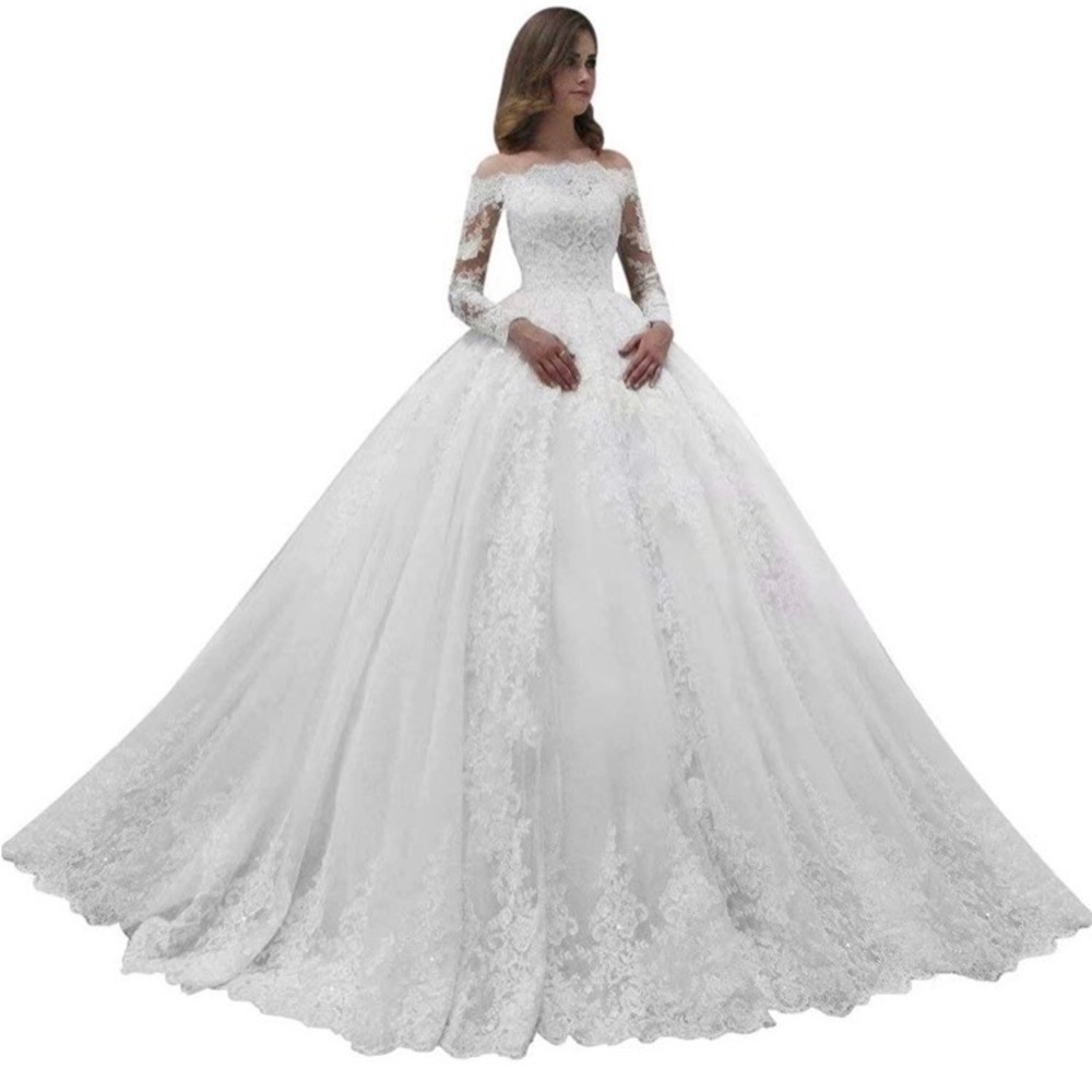 NEW off the shoulder wedding dress 💍